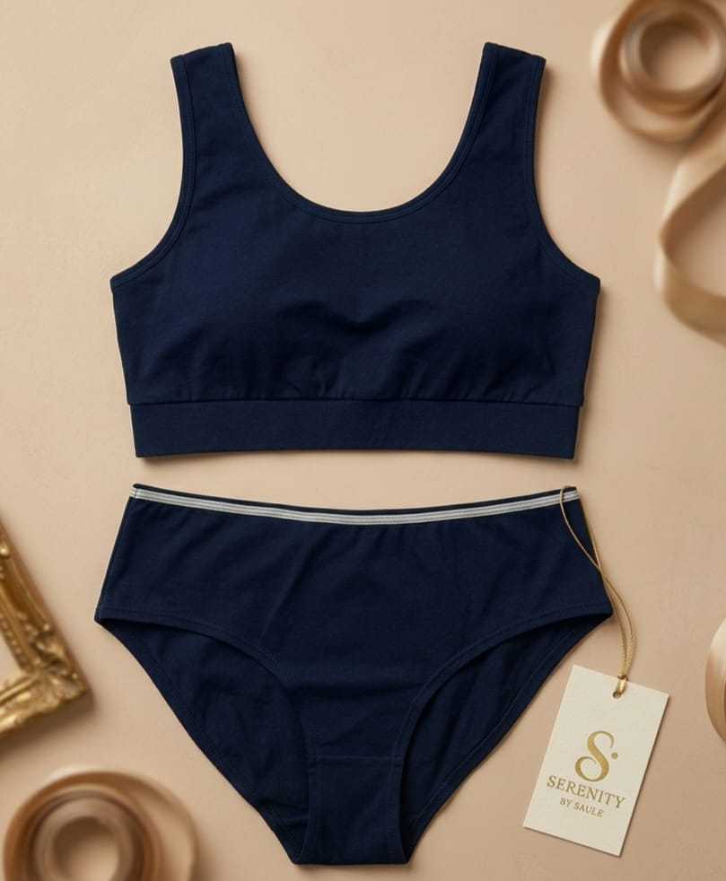 Sport Bra & Slip &mdash; Coloris marine