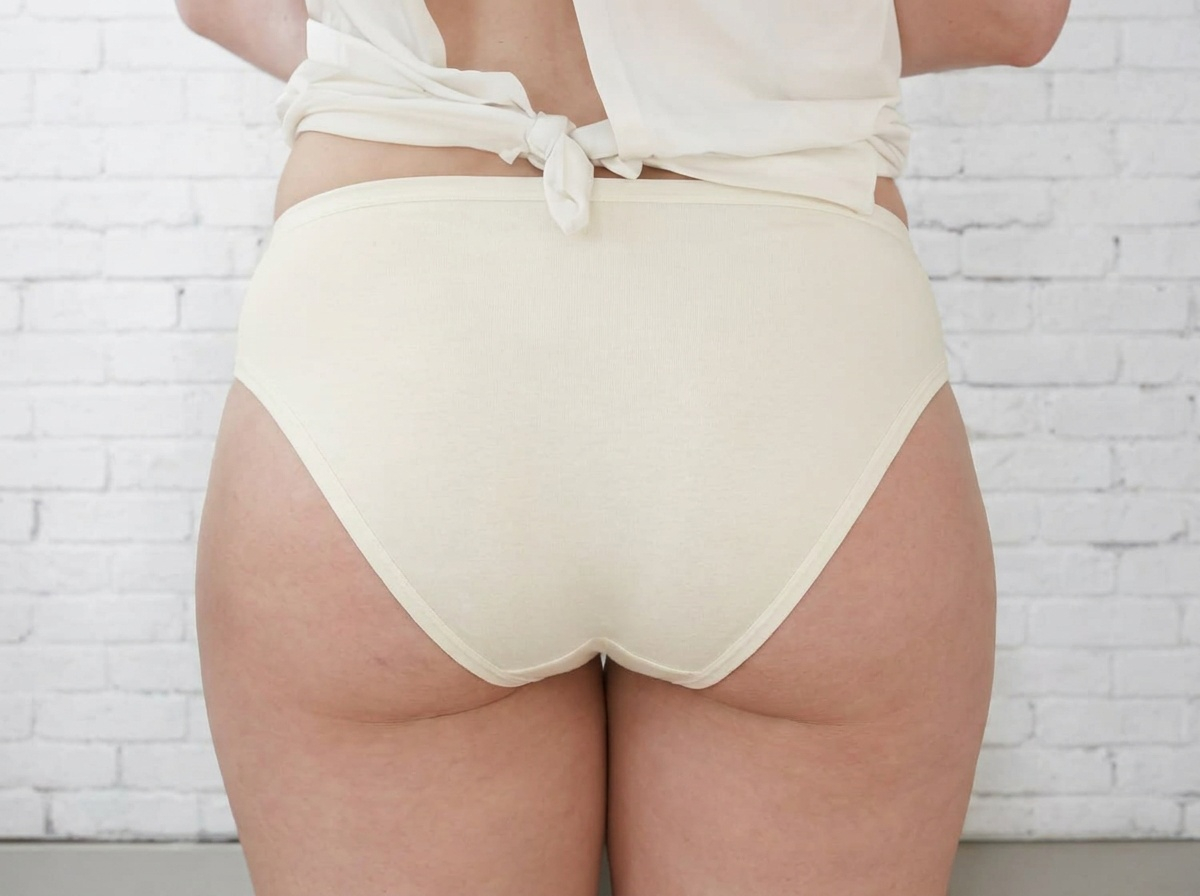 Slip Mid Brief &mdash; Cr&egrave;me